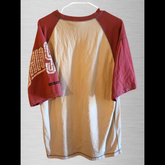 Vintage Ohio State Buckeyes NCAA VF Imagewear Shirt Mens SZ L Camo Raglan SS AOP - Picture 8 of 9